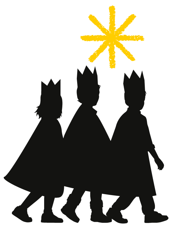 Logo Sternsinger silhouette